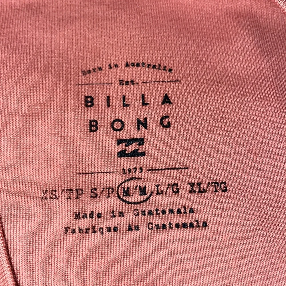 NWT billabong cropped long sleeve